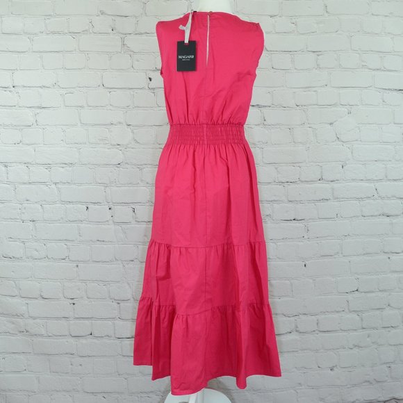 NWT Beautiful Italian Tiered Ruffle Dress - Picture 4 of 8